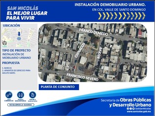 Rehabilitación de plaza, Valle de Santo Domingo