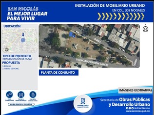 Rehabilitación de plaza,  Los Nogales