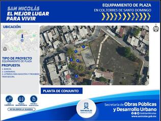 Rehabilitación de plaza (camellón), Torres de Santo Domingo