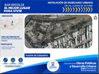 Rehabilitación de plaza, Cuatro De Octubre
