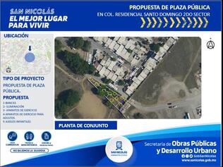 Área lineal, Residencial Santo Domingo