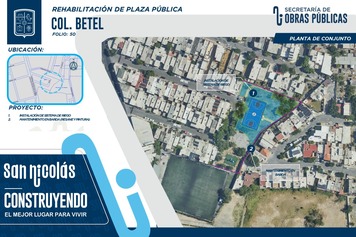 No. 50 Continuidad al proyecto de remodelación de la plaza Betel