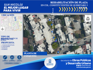 Rehabilitación de Andador, Constituyentes de Querétaro 3 Sec.