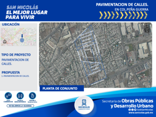 Pavimentación de calles, Peña Guerra