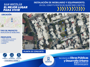 Plaza de los Pinos San Nicolás, Constituyentes de Querétaro 3 Sector