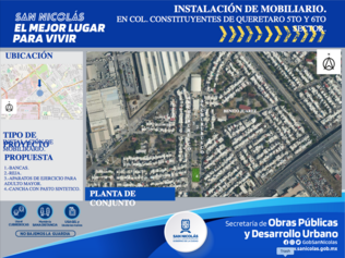 Área para adultos mayores, Constituyentes de Querétaro 5 Sec