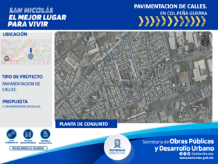 Pavimentación de calles, Peña Guerra