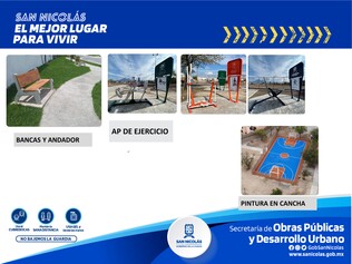 Rehabilitación de la plaza, Los Morales 2 Sec.