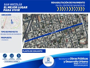 Pavimentación de la calle Tapia
