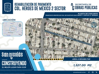 Folio 11. Rehabilitación de calle Francisco Montes de Oca
