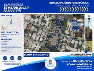Remodelación de la plaza, Cuauhtémoc 2 sec. B