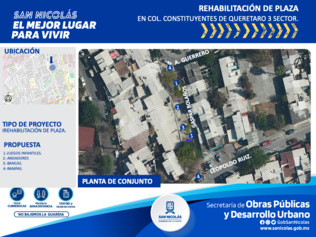 Rehabilitación de Andador, Constituyentes de Querétaro 3 Sec.