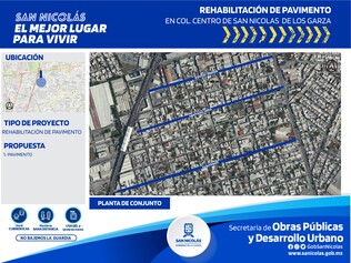 Pavimentación de calles Tapia, Aquiles Serdán y Cuauhtémoc