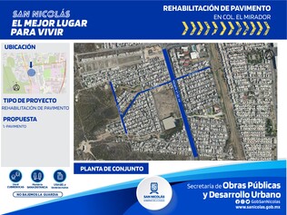Pavimentación de las calles Del Zocalo y de la Aurora