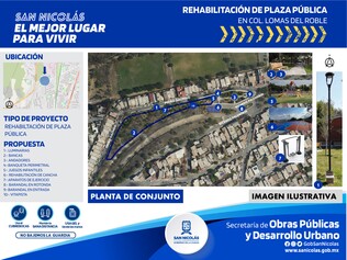 Rehabilitación de la plaza "Cabeza Olmeca"