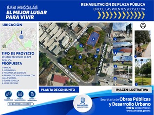 Remodelación total Plaza Santa Cruz