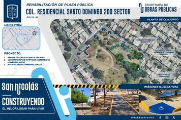 No. 41 Renovación de plaza Residencial Santo Domingo 2º Sector