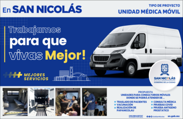 2 Unidades de traslado y consultorio ambulantes