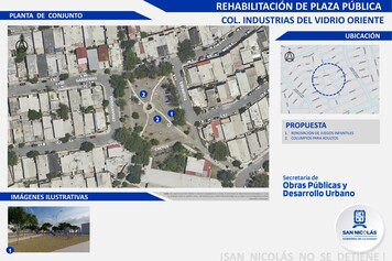  Actualización del parque y los juegos infantiles.