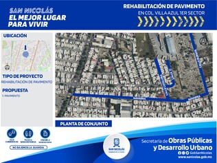 Pavimentación Villa Azul 1