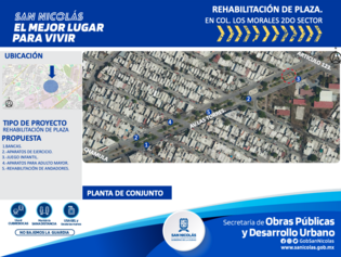 Rehabilitación de camellones, Los Morales 2 Sector