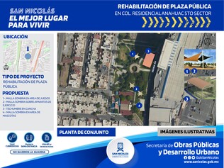 Techumbre, malla sombra en áreas de esparcimiento en parque
