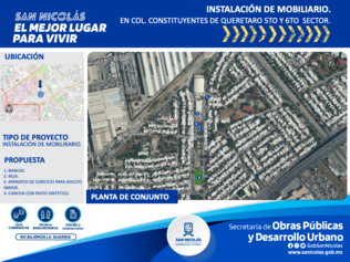Área para adultos mayores, Constituyentes de Querétaro 5 Sec