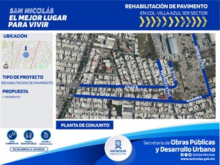 Pavimentación de calles 11, 8 y Cataluña