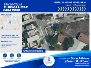 Rehabilitación de las 2 plazas, Peña Guerra