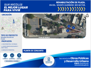 Integración de la plaza a el CEBIM, Vicente Guerrero 3 Sector